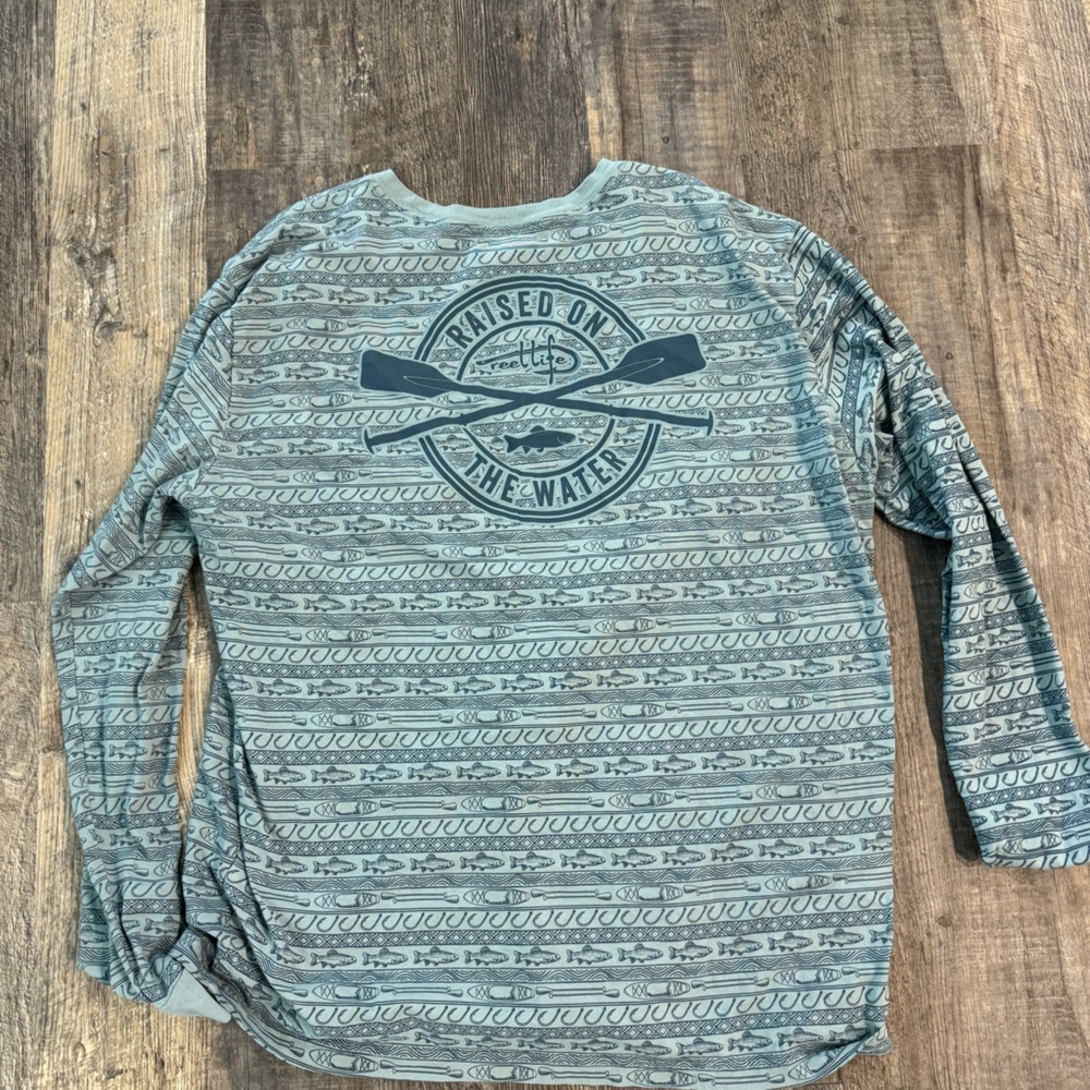 Reel Life Raised on the water long sleeve T